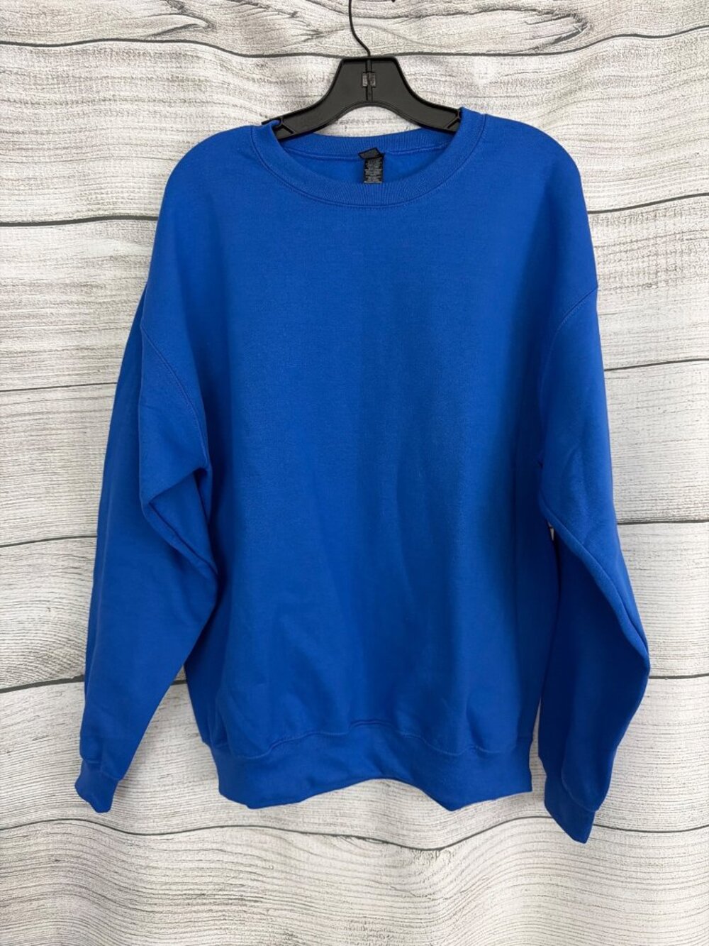 NWOT Unisex Gildan Heavy Blend Blue Crewneck Sweatshirt Size L